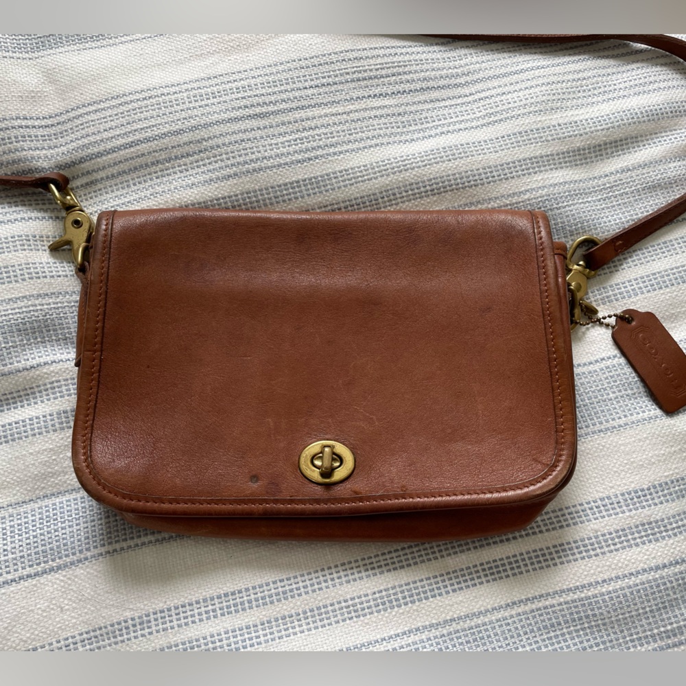 Vintage coach leather bag